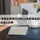 31省增无症状161例/31省新增无症状感染者130例