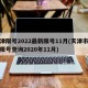 天津限号2022最新限号11月(天津市汽车限号查询2020年11月)
