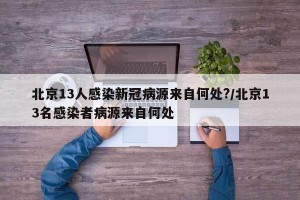 北京13人感染新冠病源来自何处?/北京13名感染者病源来自何处