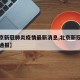 【北京新冠肺炎疫情最新消息,北京新冠肺炎最新通报】