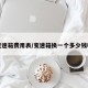 变速箱费用表/变速箱换一个多少钱呀